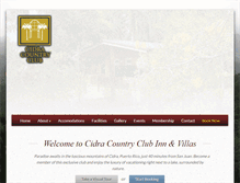 Tablet Screenshot of cidracountryclub.com